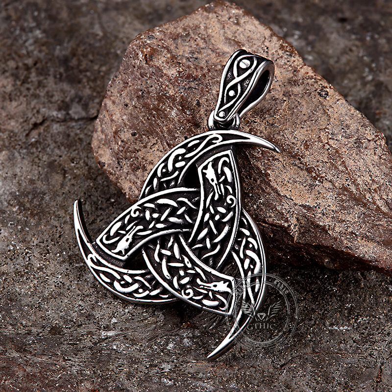 Viking Totem Celtic Knot Stainless Steel Nordic Pendant