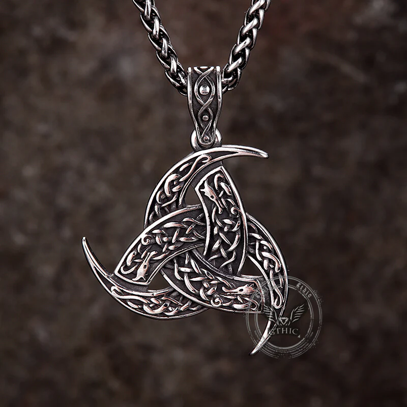 Viking Totem Celtic Knot Stainless Steel Nordic Pendant