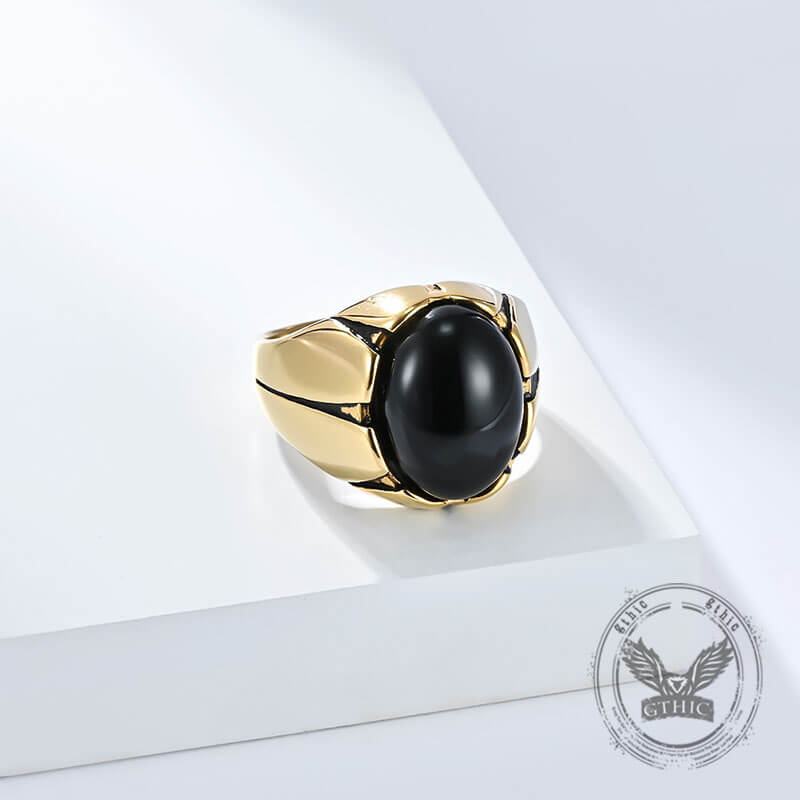 16196-vintage-oval-tiger-eye-gemstone-stainless-steel-ring-4.jpg Vintage Oval Tiger Eye Gemstone Stainless Steel Ring