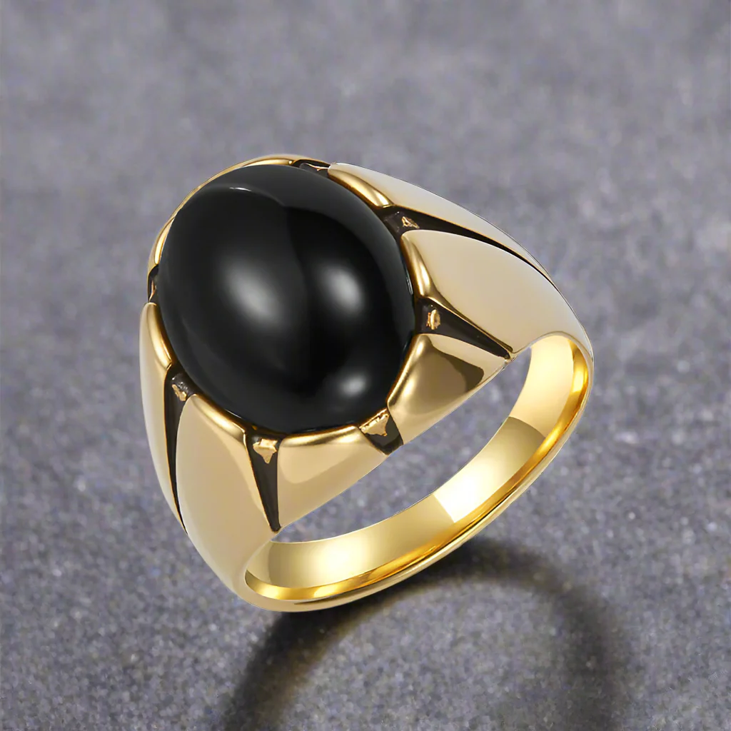 16196-vintage-oval-tiger-eye-gemstone-stainless-steel-ring-9.webp Vintage Oval Tiger Eye Gemstone Stainless Steel Ring