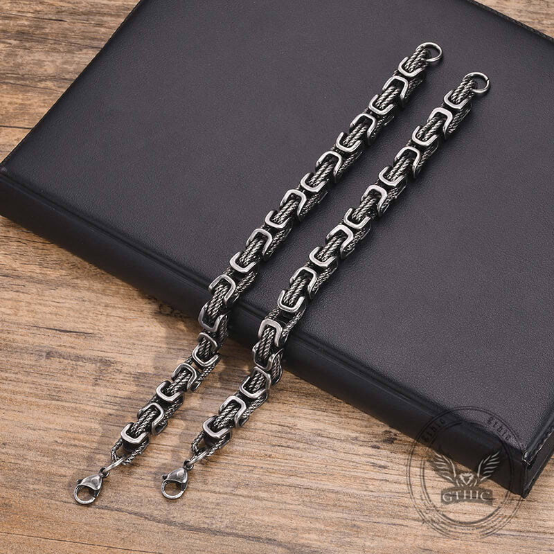 16256-vintage-byzantine-twist-stainless-steel-bracelet-11.jpg Vintage Byzantine Twist Stainless Steel Bracelet