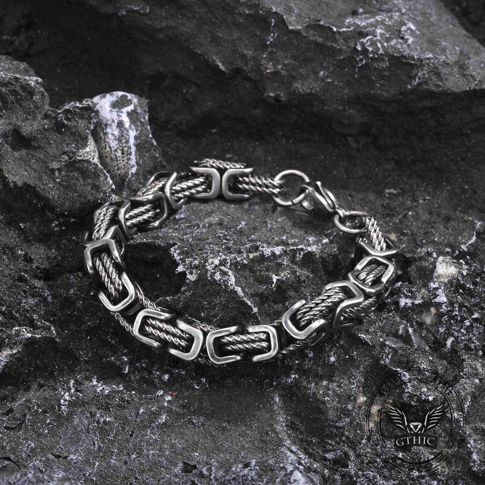 16256-vintage-byzantine-twist-stainless-steel-bracelet-4.jpg Vintage Byzantine Twist Stainless Steel Bracelet