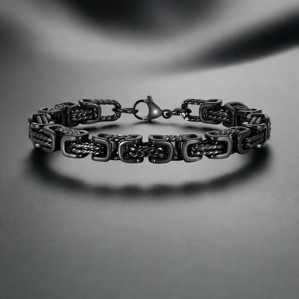 16256-vintage-byzantine-twist-stainless-steel-bracelet-9.webp Vintage Byzantine Twist Stainless Steel Bracelet