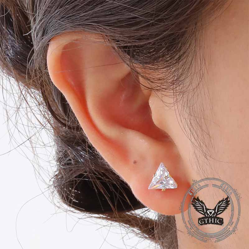 16368-simple-triangle-zircon-inlaid-stainless-steel-earrings-2.jpg Simple Triangle Zircon Inlaid Stainless Steel Earrings
