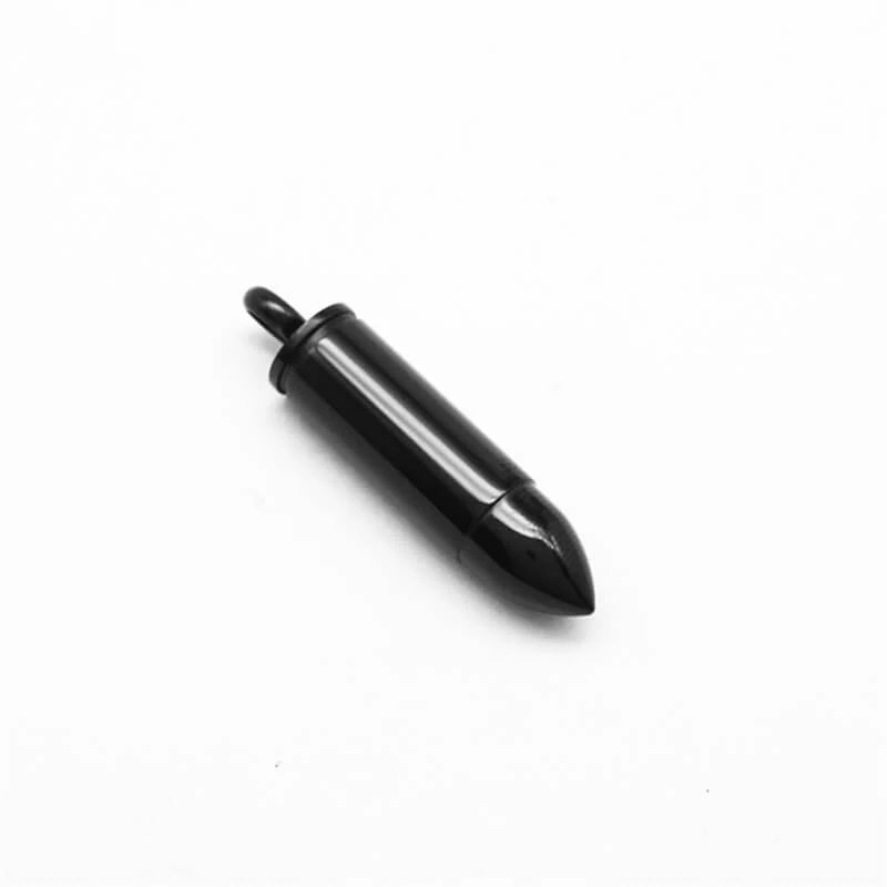 Simple Bullet Stainless Steel Openable Pendant
