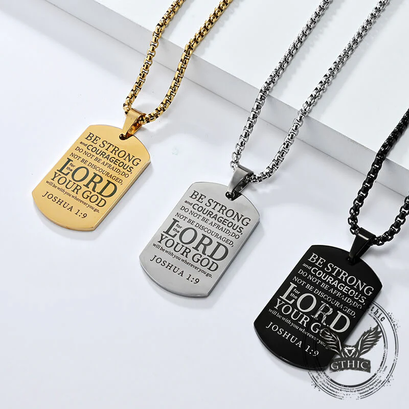 Cross American Flag Stainless Steel Military Brand Pendant