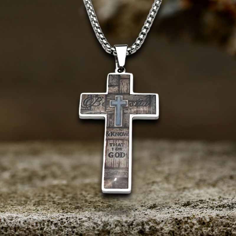 16590-vintage-painted-jesus-cross-stainless-steel-pendant-13.jpg Vintage Painted Jesus Cross Stainless Steel Pendant