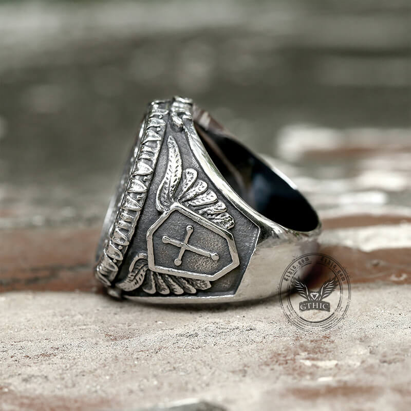 1670-archangel-saint-michael-stainless-steel-men-s-ring-handcrafted-6.jpg Archangel Saint Michael Stainless Steel Men’s Ring Handcrafted