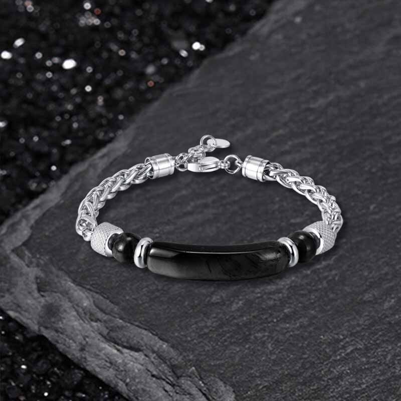 Vintage Splicing Tiger Eye Stainless Steel Bracelet