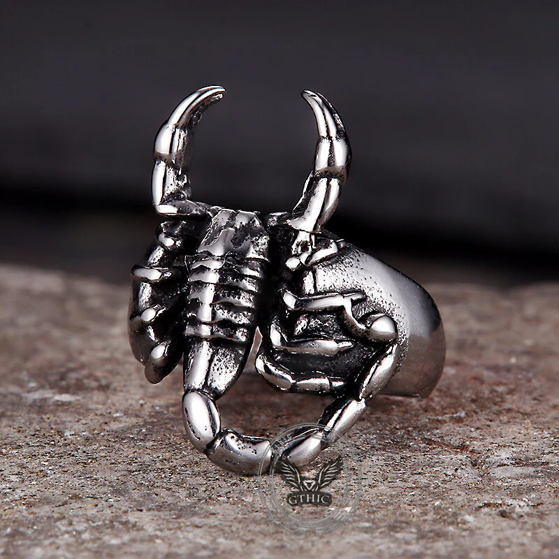 16847-vintage-scorpion-stainless-steel-animal-ring-1.webp Vintage Scorpion Stainless Steel Animal Ring