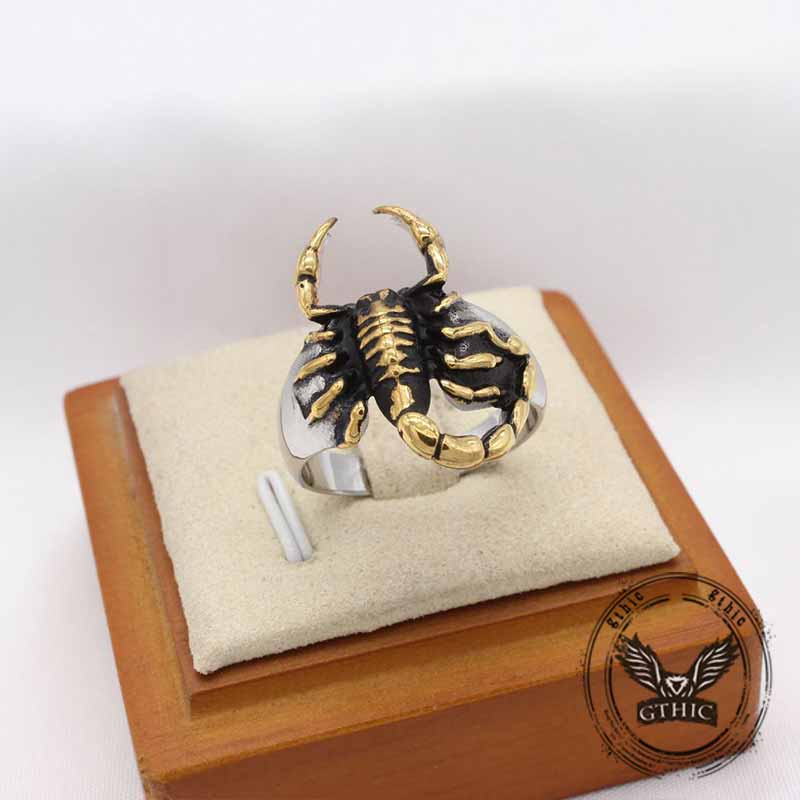 Vintage Scorpion Stainless Steel Animal Ring