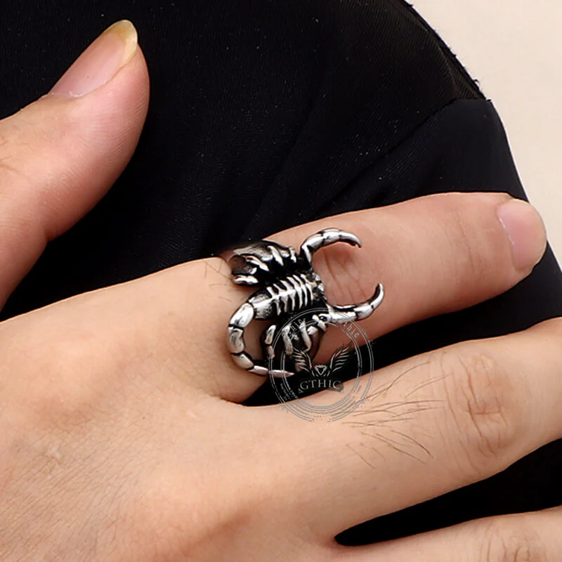 Vintage Scorpion Stainless Steel Animal Ring