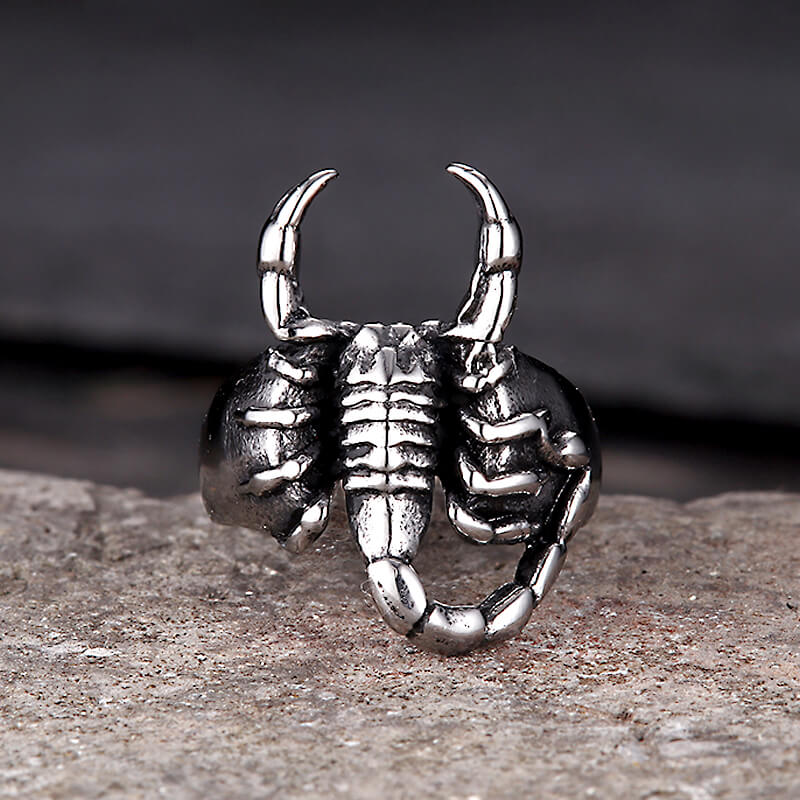 Vintage Scorpion Stainless Steel Animal Ring