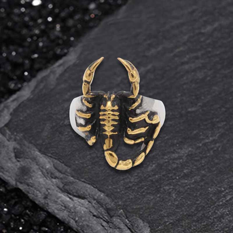 Vintage Scorpion Stainless Steel Animal Ring