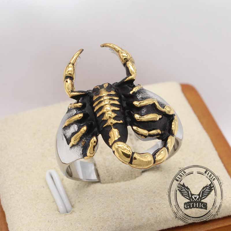 Vintage Scorpion Stainless Steel Animal Ring