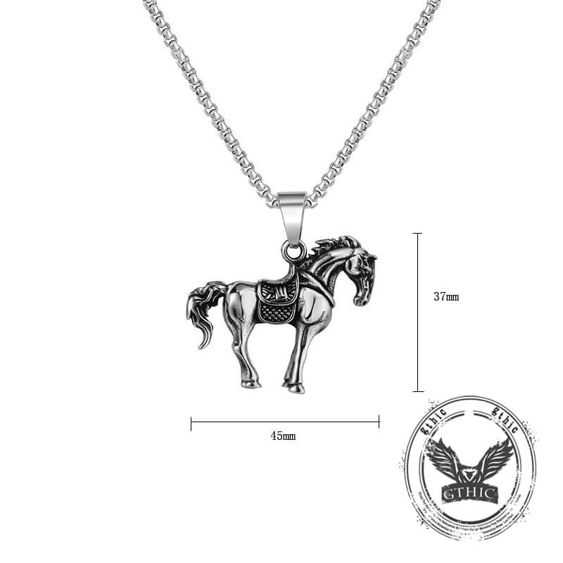 16908-vintage-prairie-horse-stainless-steel-pendant-12.jpg Vintage Prairie Horse Stainless Steel Pendant