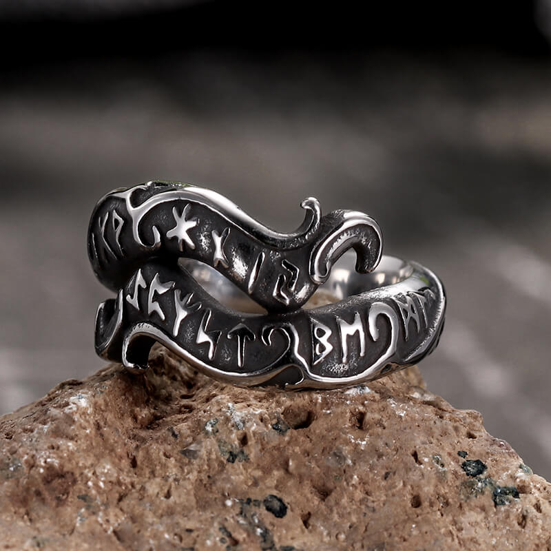 16940-vintage-rune-symbol-serpent-stainless-steel-viking-ring-1.jpg Vintage Rune Symbol Serpent Stainless Steel Viking Ring