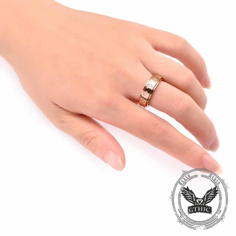 17001-simple-diamond-set-star-moon-stainless-steel-spinner-ring-2.jpg Simple Diamond-Set Star Moon Stainless Steel Spinner Ring