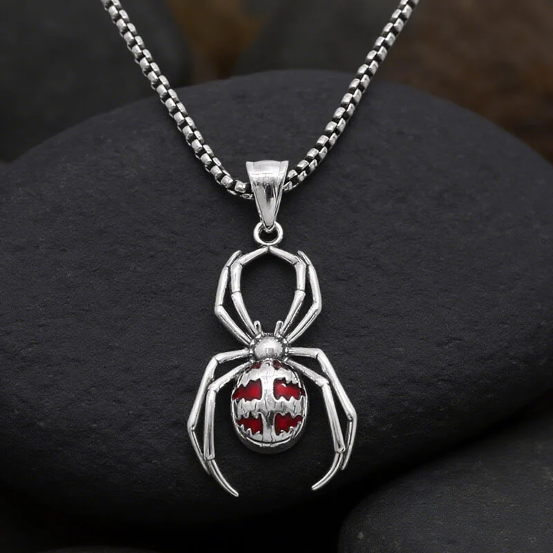 17095-punk-gemstone-spider-stainless-steel-animal-pendant-8.webp Punk Gemstone Spider Stainless Steel Animal Pendant