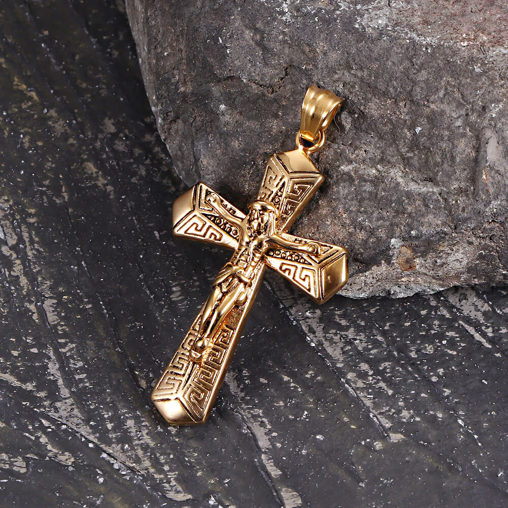 17128-vintage-jesus-suffering-stainless-steel-cross-pendant-13.webp Vintage Jesus Suffering Stainless Steel Cross Pendant