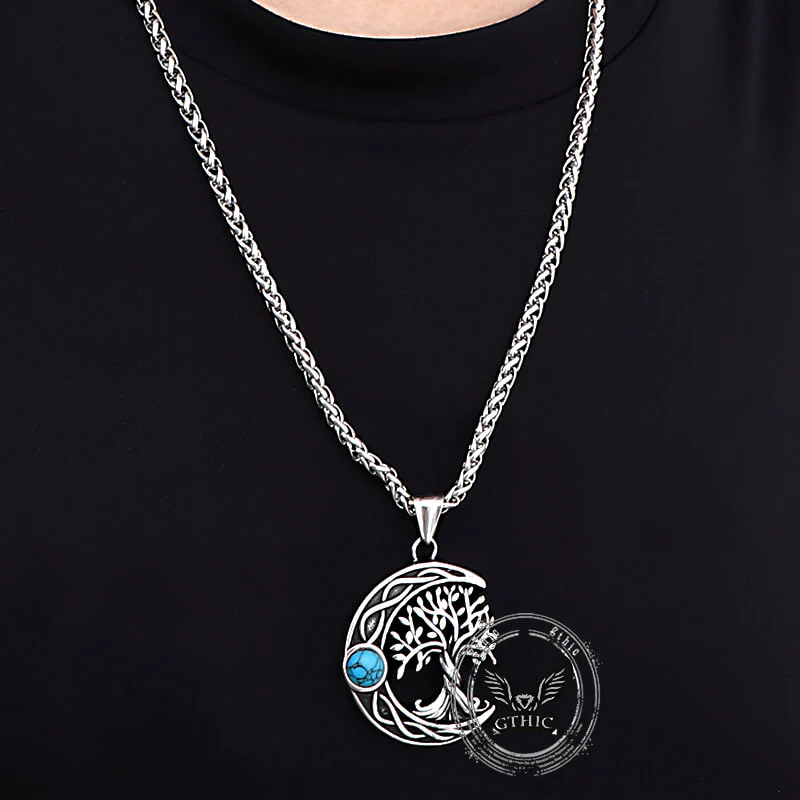 17202-moon-tree-of-life-turquoise-stainless-steel-pendant-3.webp Moon Tree of Life Turquoise Stainless Steel Pendant