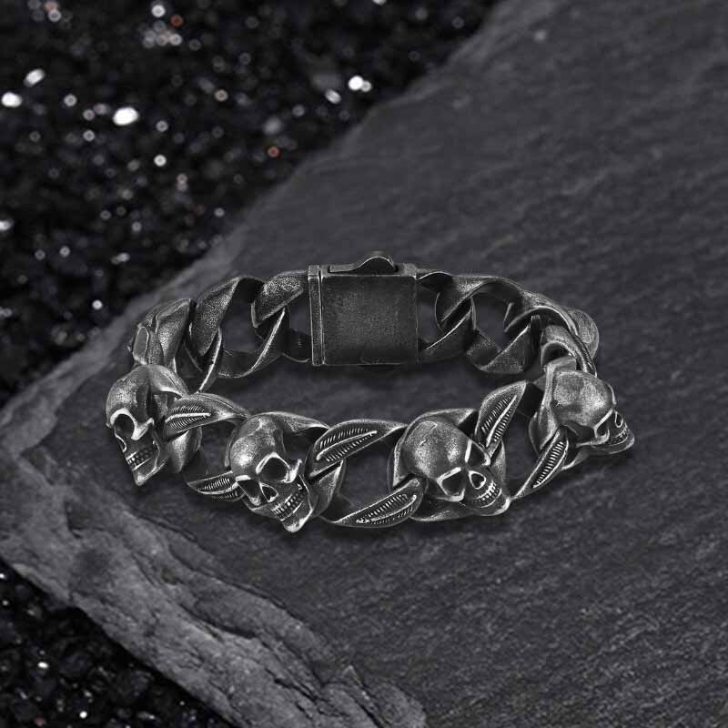17260-punk-skull-head-stainless-steel-hip-hop-bracelet-6.jpg Punk Skull Head Stainless Steel Hip-Hop Bracelet