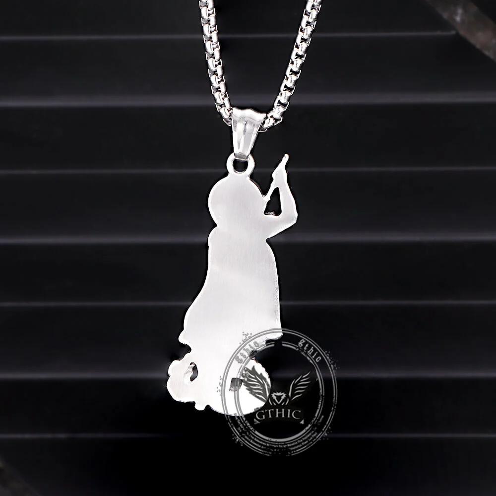 17291-retro-st.-george-slay-dragon-stainless-steel-pendant-15.webp Retro St. George Slay Dragon Stainless Steel Pendant