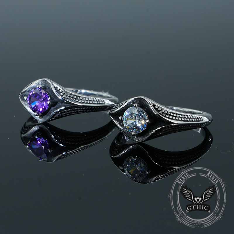 17383-simple-gemstone-eye-design-stainless-steel-ring-3.jpg Simple Gemstone Eye Design Stainless Steel Ring