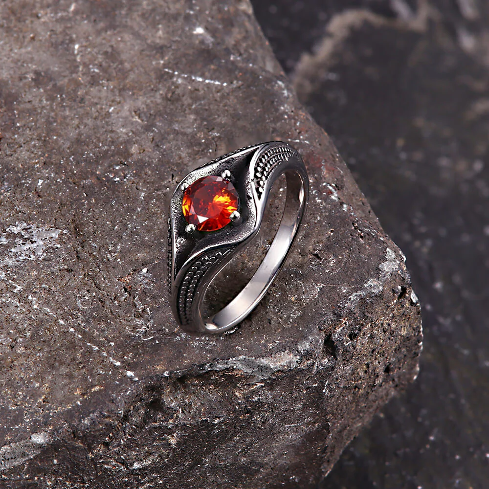 17383-simple-gemstone-eye-design-stainless-steel-ring-6.webp Simple Gemstone Eye Design Stainless Steel Ring