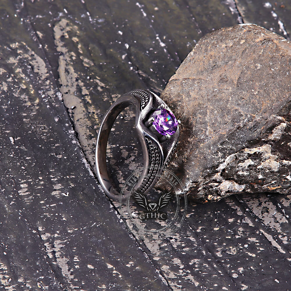 17383-simple-gemstone-eye-design-stainless-steel-ring-8.jpg Simple Gemstone Eye Design Stainless Steel Ring