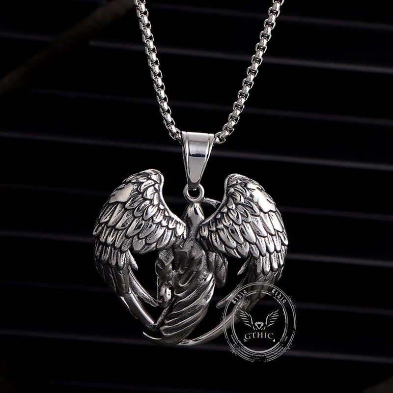 Hip Hop Scythe Grim Reaper Stainless Steel Pendant