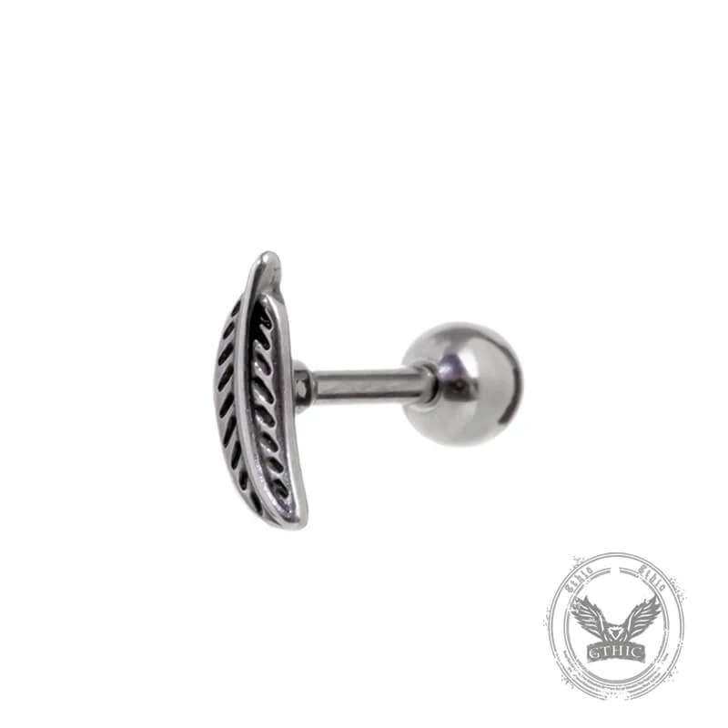 Punk Multi-Style Skull Heart Stainless Steel Earrings Set