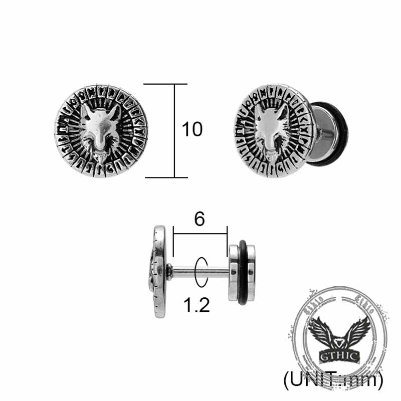 17467-retro-viking-pattern-stainless-steel-stud-earrings-11.jpg Retro Viking Pattern Stainless Steel Stud Earrings