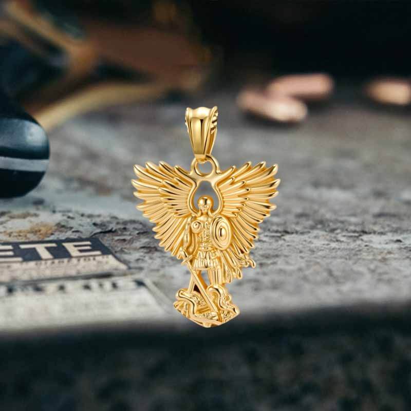 17519-vintage-archangel-saint-michael-stainless-steel-pendant-13.jpg Vintage Archangel Saint Michael Stainless Steel Pendant