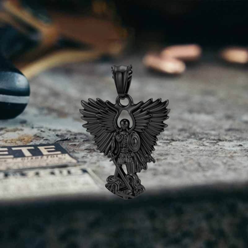 17519-vintage-archangel-saint-michael-stainless-steel-pendant-15.jpg Vintage Archangel Saint Michael Stainless Steel Pendant