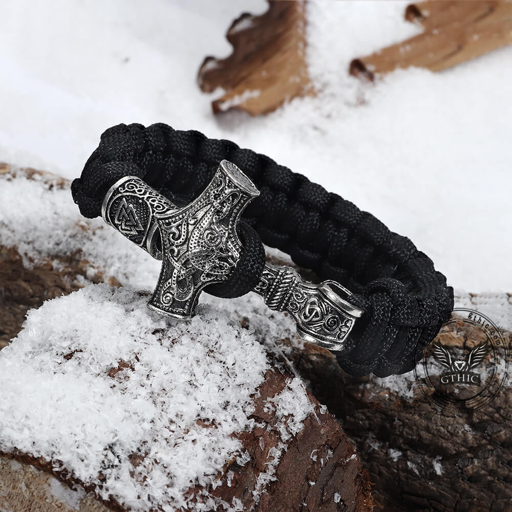 1758-thor-s-hammer-braided-rope-viking-bracelet-5.jpg Thor's Hammer Braided Rope Viking Bracelet