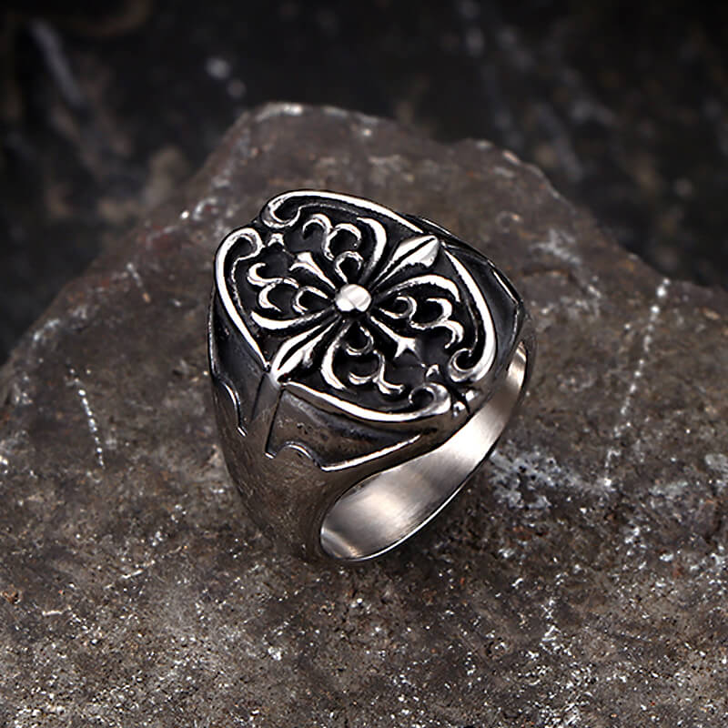 17643-vintage-cross-pattern-stainless-steel-punk-ring-1.jpg Vintage Cross Pattern Stainless Steel Punk Ring