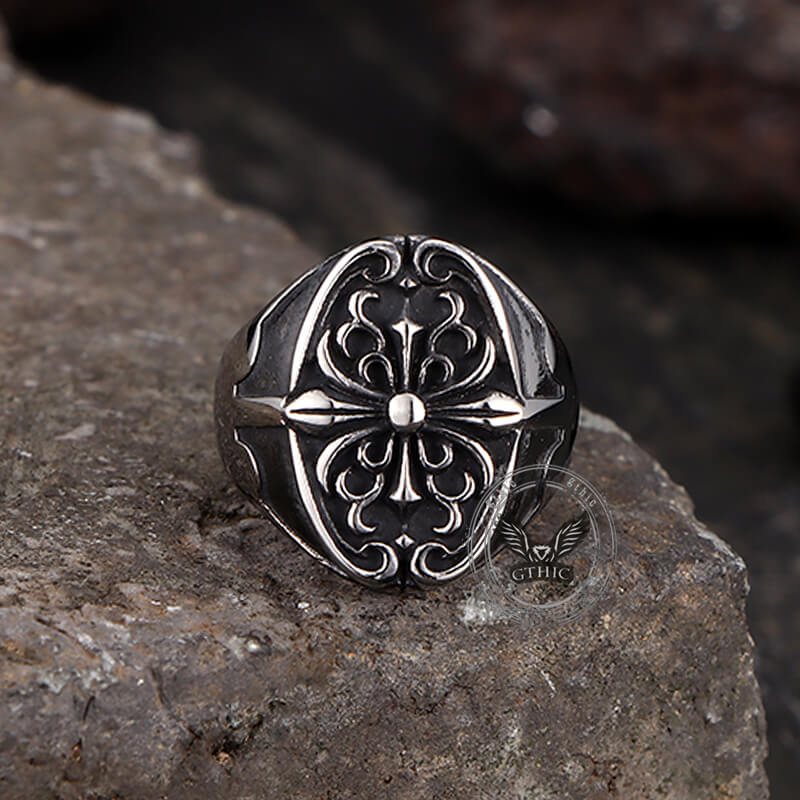 17643-vintage-cross-pattern-stainless-steel-punk-ring-4.jpg Vintage Cross Pattern Stainless Steel Punk Ring