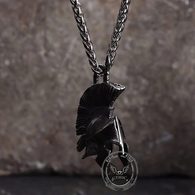 17654-spartan-warrior-helmet-stainless-steel-retro-pendant-10.webp Spartan Warrior Helmet Stainless Steel Retro Pendant