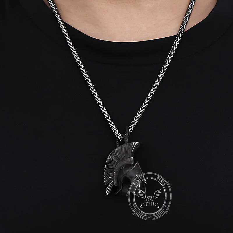 17654-spartan-warrior-helmet-stainless-steel-retro-pendant-2.webp Spartan Warrior Helmet Stainless Steel Retro Pendant