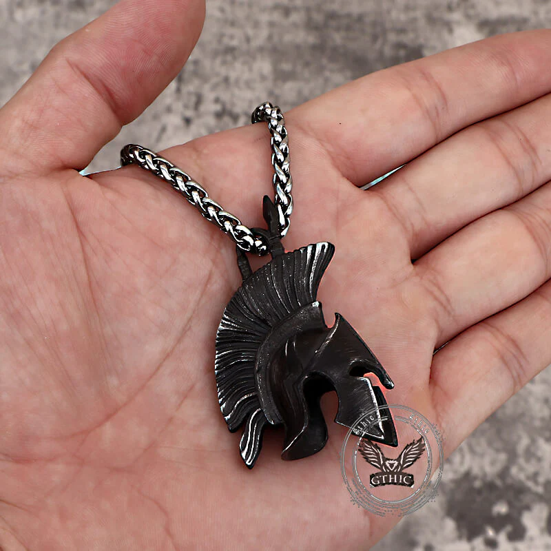 17654-spartan-warrior-helmet-stainless-steel-retro-pendant-3.webp Spartan Warrior Helmet Stainless Steel Retro Pendant