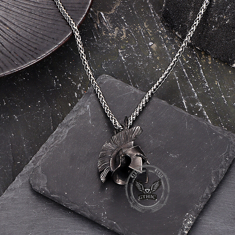 17654-spartan-warrior-helmet-stainless-steel-retro-pendant-8.jpg Spartan Warrior Helmet Stainless Steel Retro Pendant