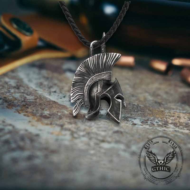 17654-spartan-warrior-helmet-stainless-steel-retro-pendant-9.jpg Spartan Warrior Helmet Stainless Steel Retro Pendant