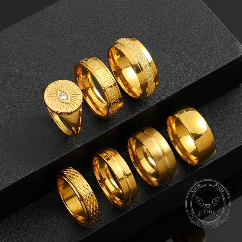 17805-7pcs-simple-gold-demon-eye-versatile-stainless-steel-ring-set-4.jpg 7pcs Simple Gold Demon Eye Versatile Stainless Steel Ring Set