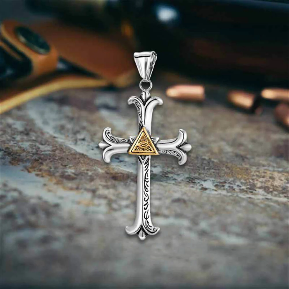 17809-vintage-all-seeing-eye-cross-stainless-steel-pendant-13.webp Vintage All-Seeing Eye Cross Stainless Steel Pendant
