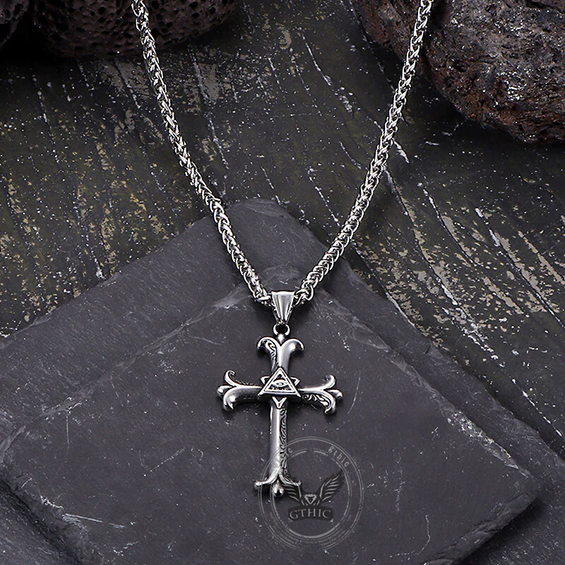 17809-vintage-all-seeing-eye-cross-stainless-steel-pendant-8.webp Vintage All-Seeing Eye Cross Stainless Steel Pendant