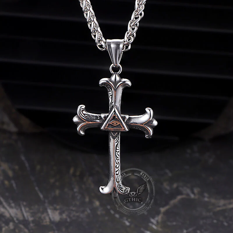 17809-vintage-all-seeing-eye-cross-stainless-steel-pendant-9.webp Vintage All-Seeing Eye Cross Stainless Steel Pendant