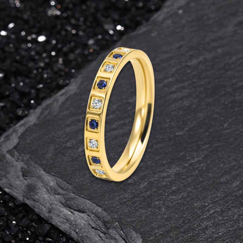 17863-simple-blue-and-white-gem-set-stainless-steel-ring-5.jpg Simple Blue And White Gem-Set Stainless Steel Ring