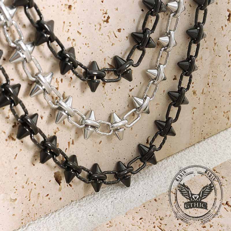 17945-simple-rhombus-stitching-stainless-steel-necklace-4.jpg Simple Rhombus Stitching Stainless Steel Necklace