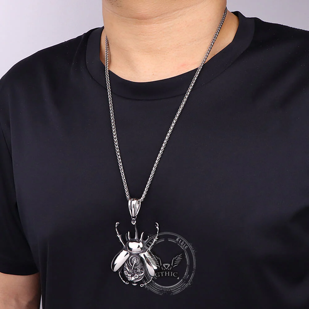 17970-punk-mechanical-gear-beetle-stainless-steel-pendant-2.webp Punk Mechanical Gear Beetle Stainless Steel Pendant